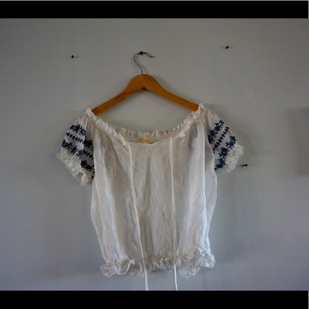 Patterned crop top